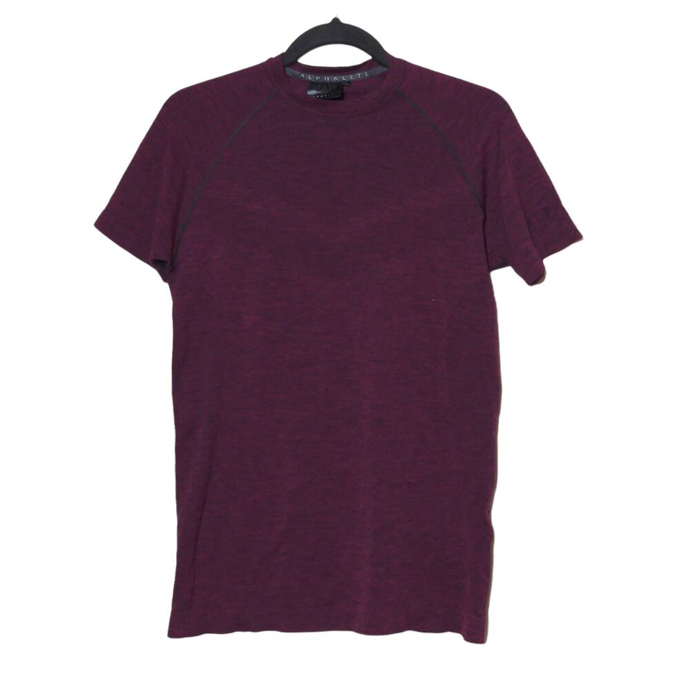 Alphalete Burgundy Maroon Red Short Sleeve T-Shirt Tee S
